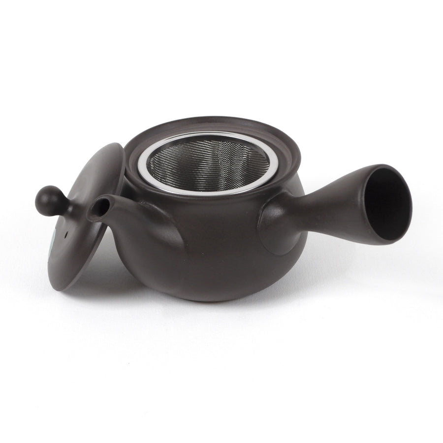 Teapot with Removable Strainer - Black 340ml