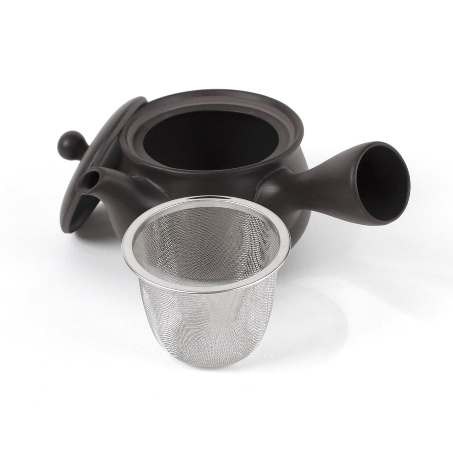 Teapot with Removable Strainer - Black 340ml