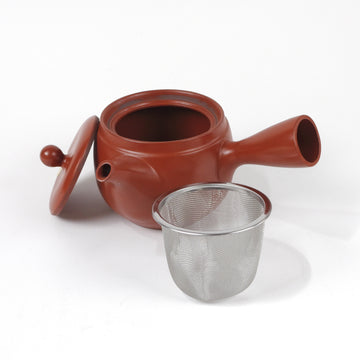Teapot with Removable Strainer - Red 340ml