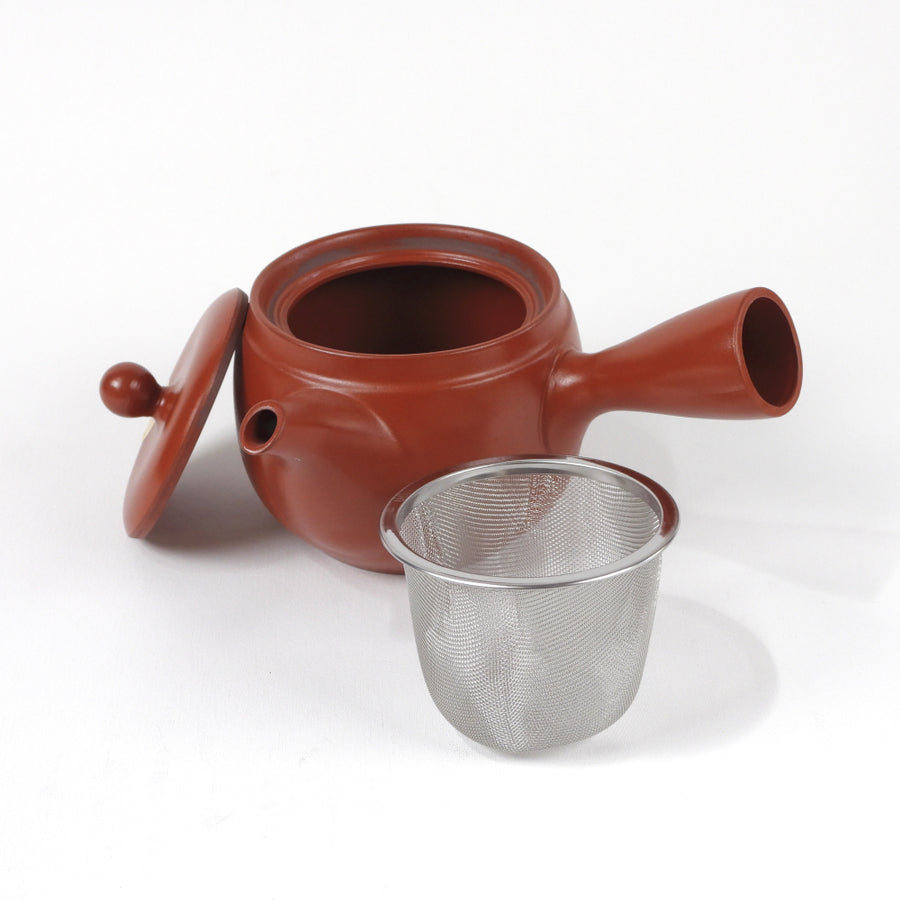 Teapot with Removable Strainer - Red 340ml
