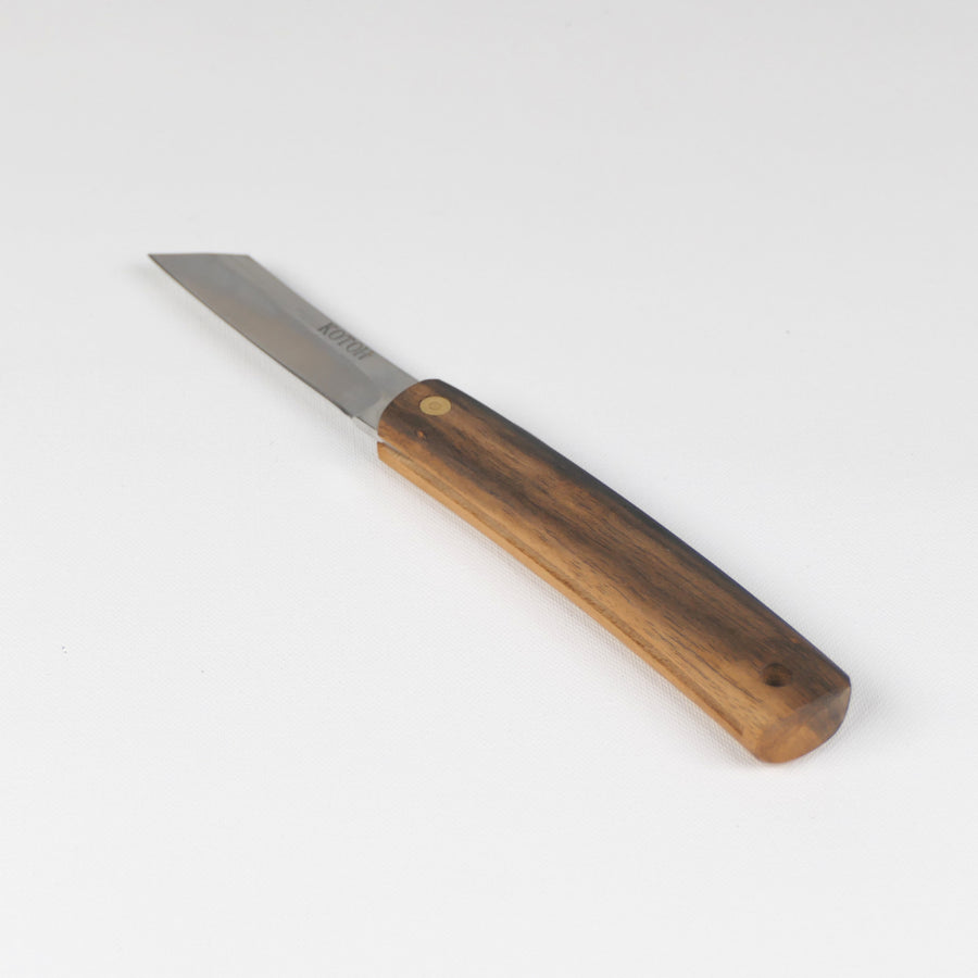 Folding Knife - Black Persimmon Wood